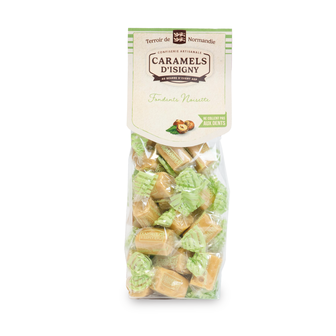 caramels-d-isigny-sachet-caramels-fondants-noisette-175g image 1