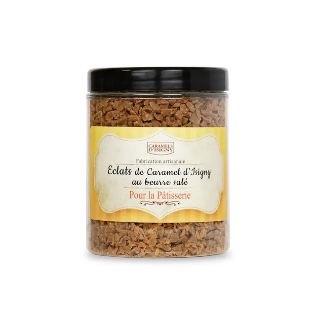 caramels-d-isigny-culinaire-clats-caramel-beurre-sal-250g-pot image 1