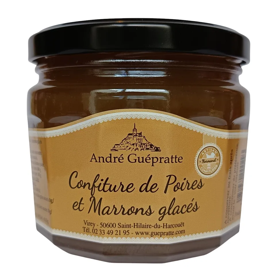andr-guepratte-confiture-poires-marrons-glac-s-artisanale image 1