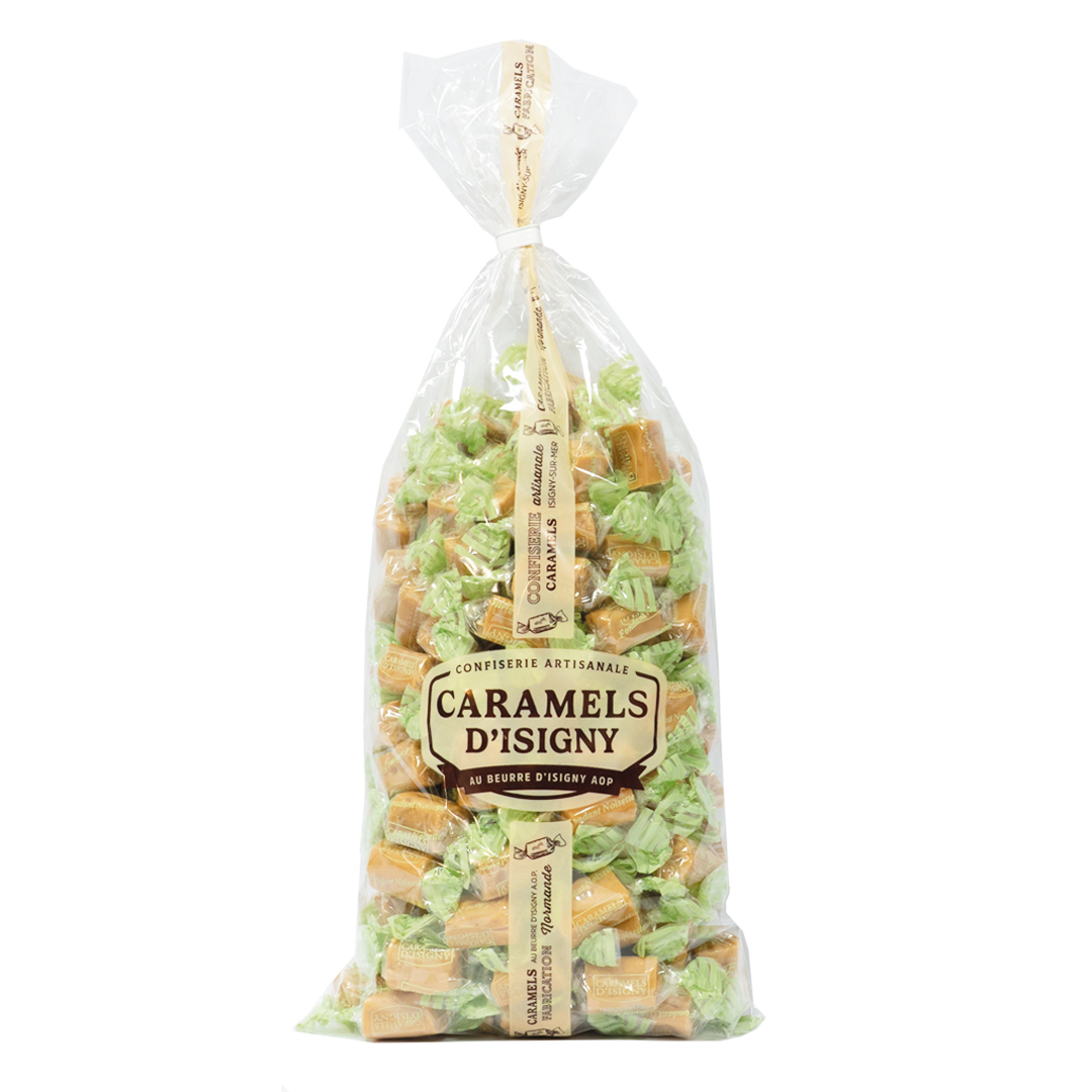 caramels-d-isigny-fondants-noisette-caramels-sachet-500g image 1