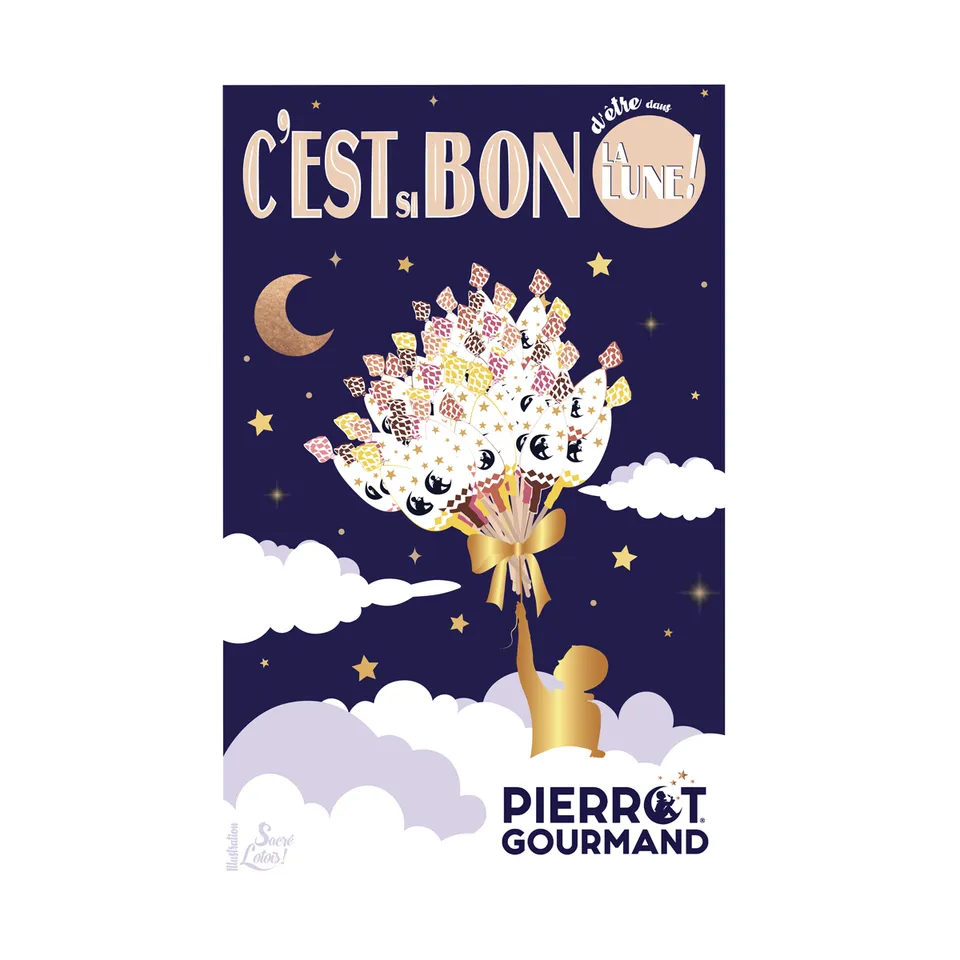 pierrot-gourmand-les-accessoires-affiche-lune-30x40-cm-sans-cadre image 1