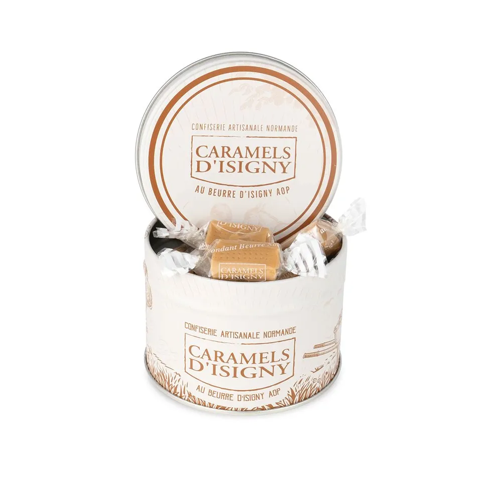 caramels-d-isigny-bo-te-caramels-fondants-beurre-sal-100g-fer image 1