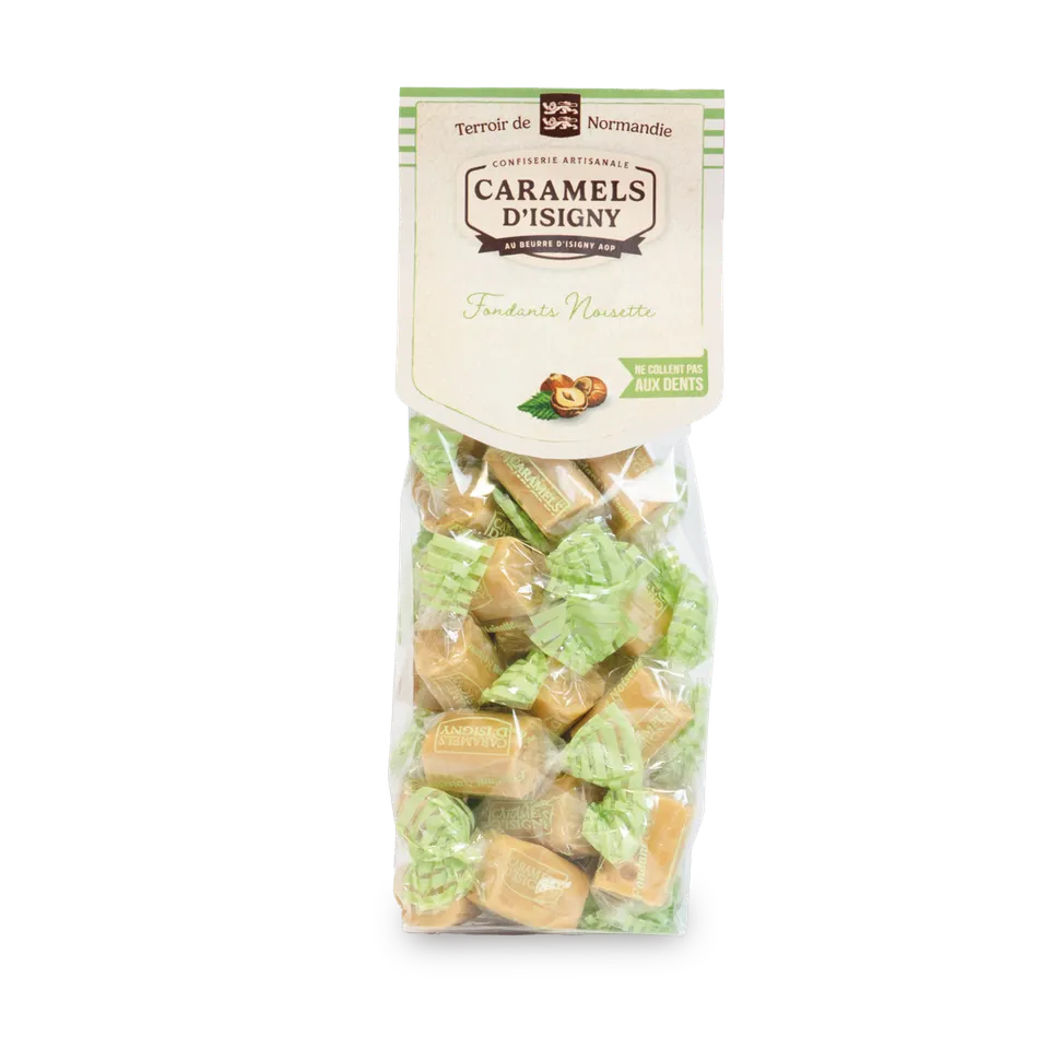 caramels-d-isigny-sachet-caramels-fondants-noisette-175g image 1