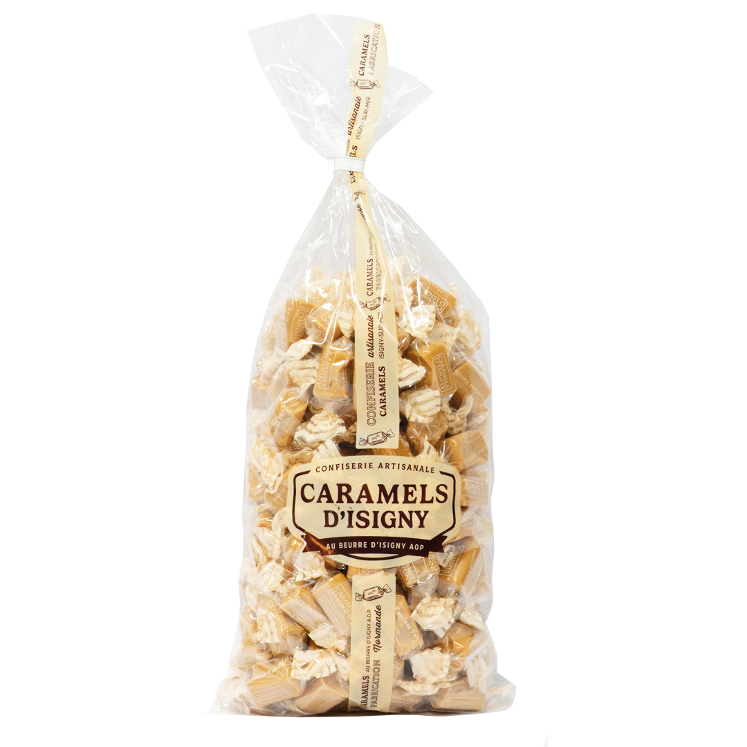 caramels-d-isigny-fondants-caramel-vanille-sachet-500g-beurre-aop image 1