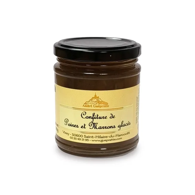 caramels-d-isigny-confiture-poires-marrons-glac-s-210g image 1