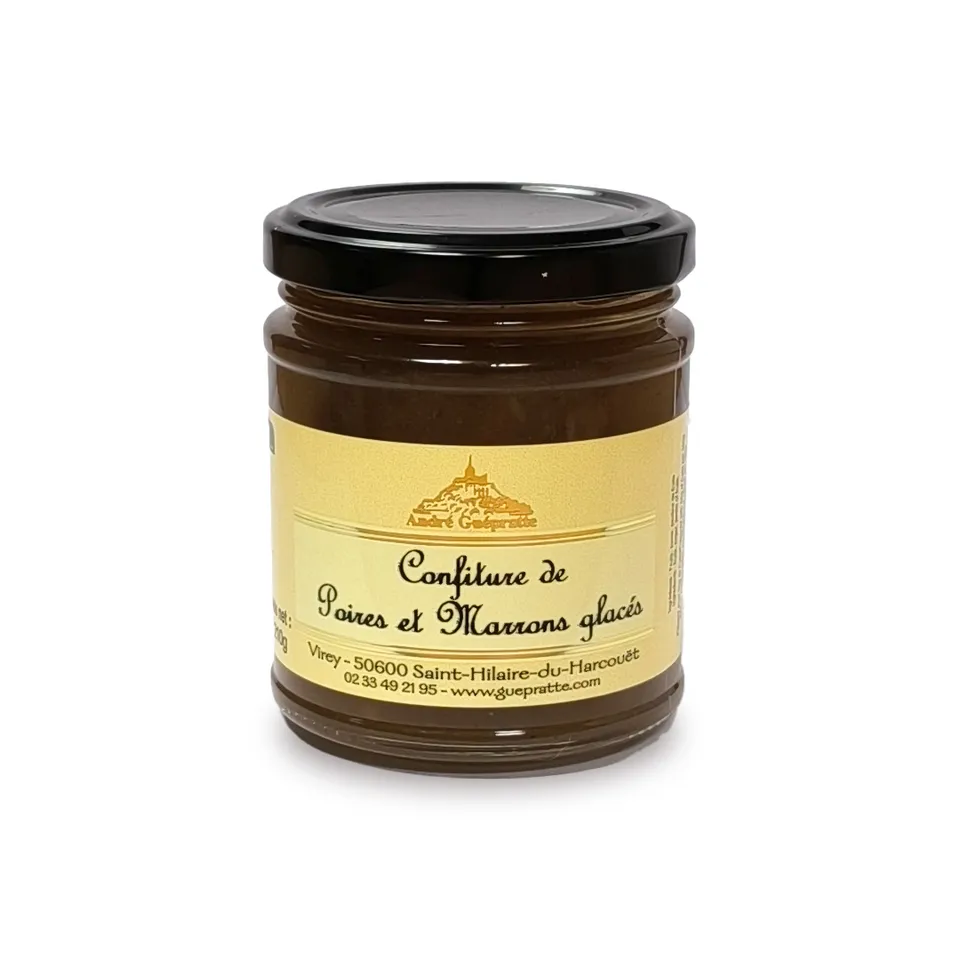 caramels-d-isigny-confiture-poires-marrons-glac-s-210g image 1