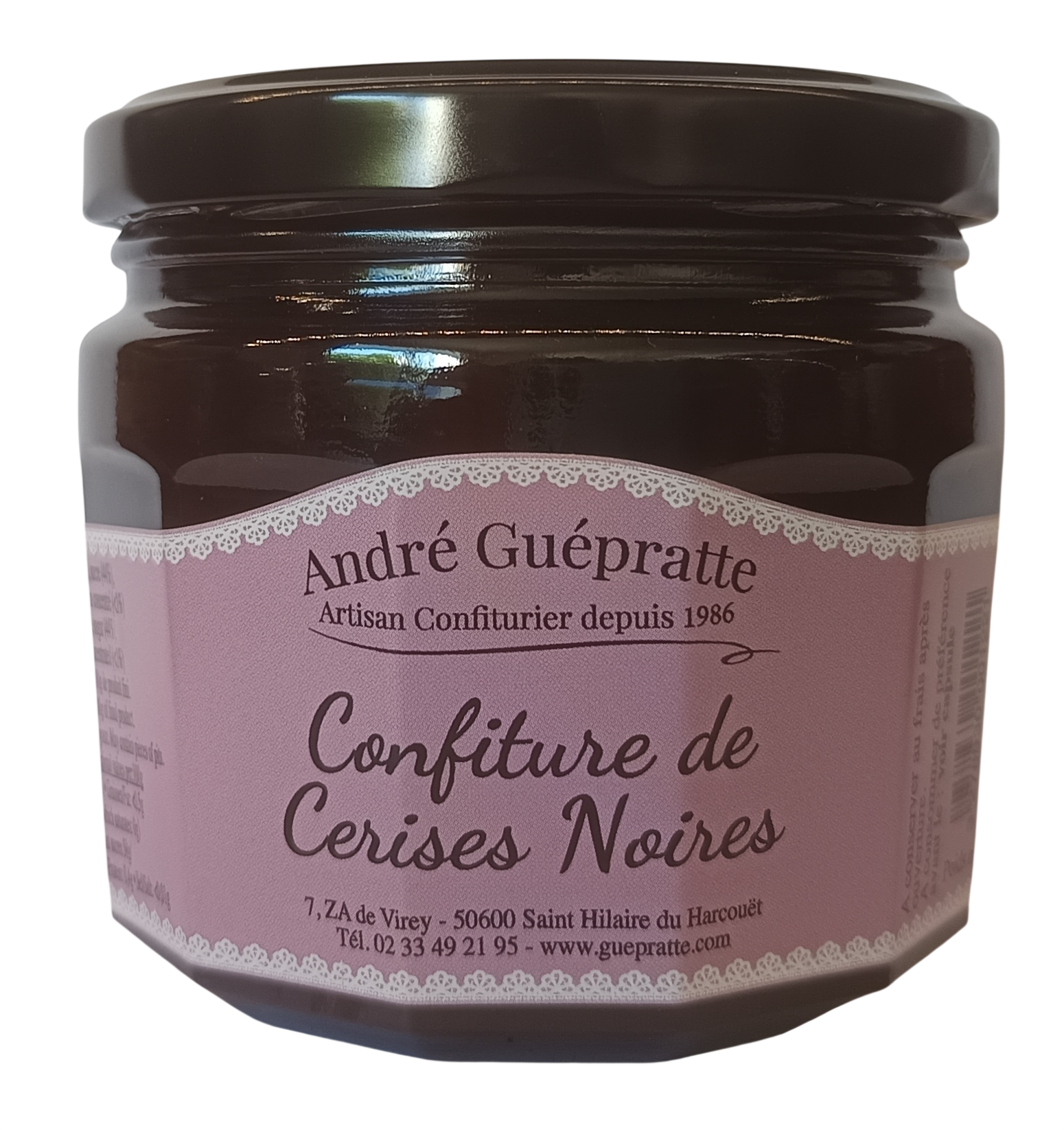 andr-guepratte-confitures-cerises-noires-confiture-artisanale-55-fruits image 1