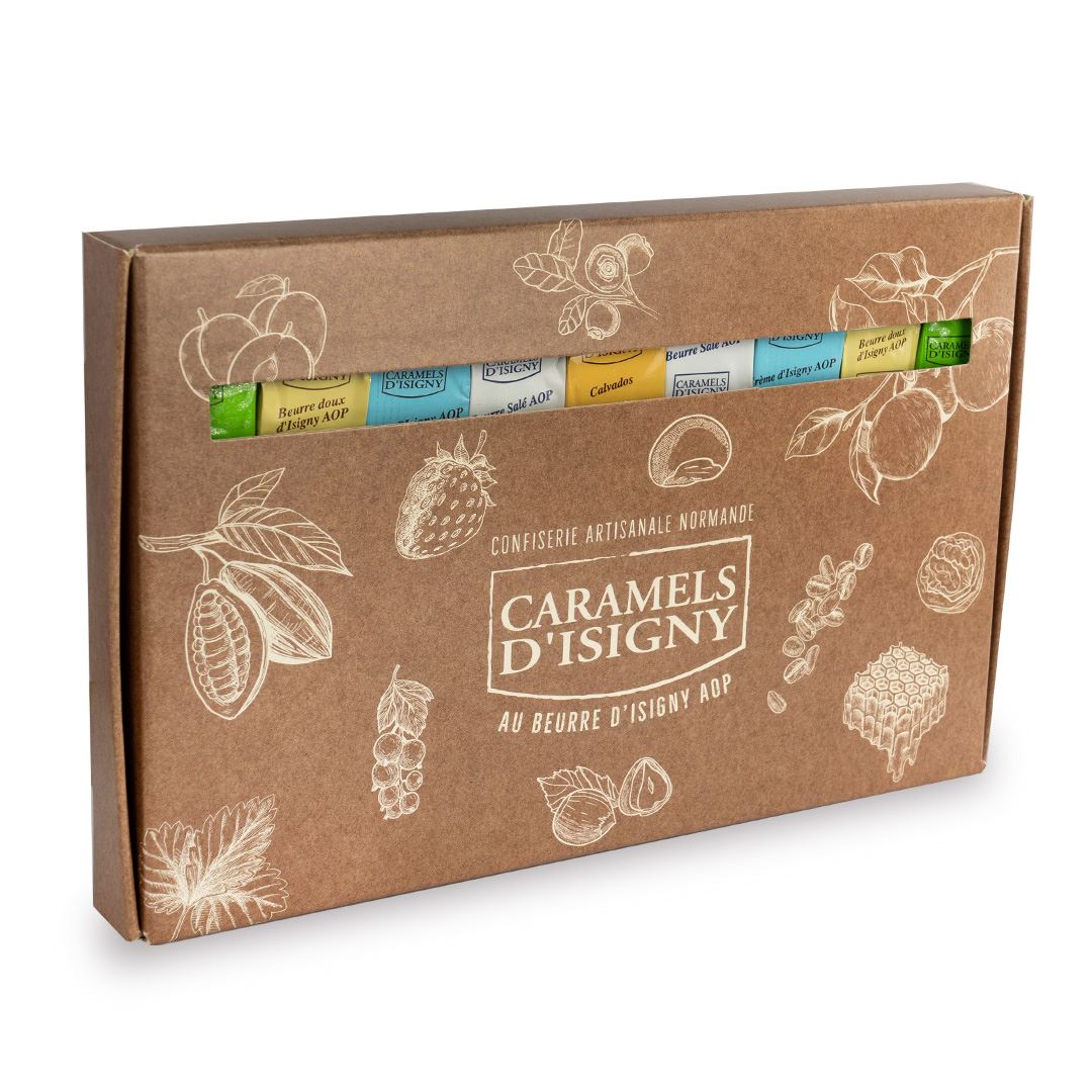 caramels-d-isigny-caramels-en-bo-tes-assortiment-normandie-caramels-1kg image 1