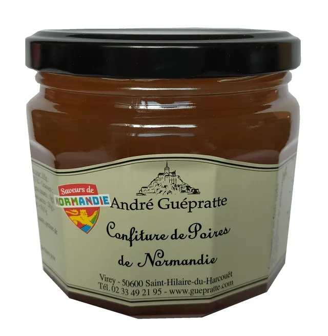 andr-guepratte-confiture-de-poires-de-normandie-artisanale image 1