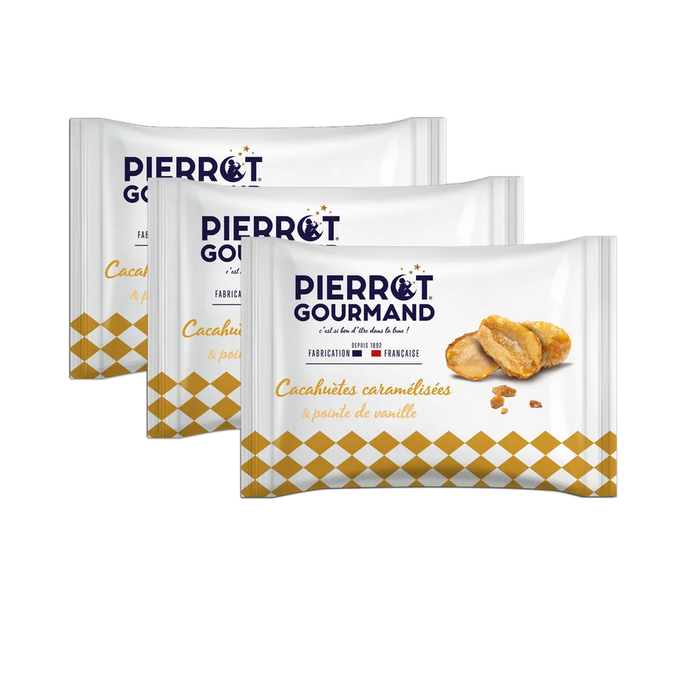 pierrot-gourmand-les-p-pites-lot-3-sachets-cacahu-tes-vanille image 1