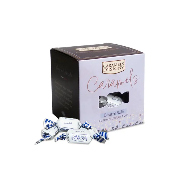 caramels-d-isigny-bo-te-cube-caramels-beurre-sal-100g image 1