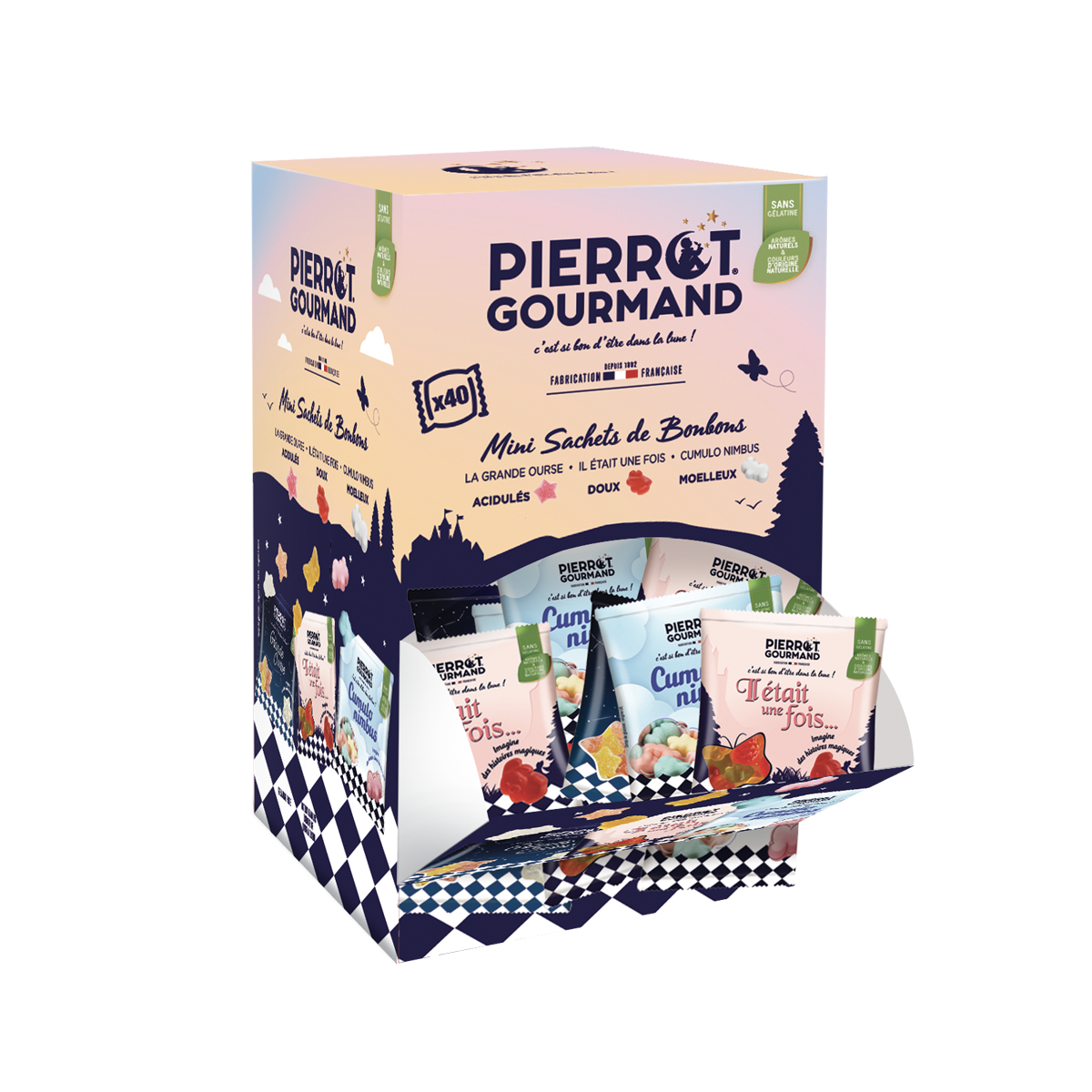 pierrot-gourmand-bonbons-bo-te-40-sachets-cumulo-ourse-il-tait-une-fois image 1