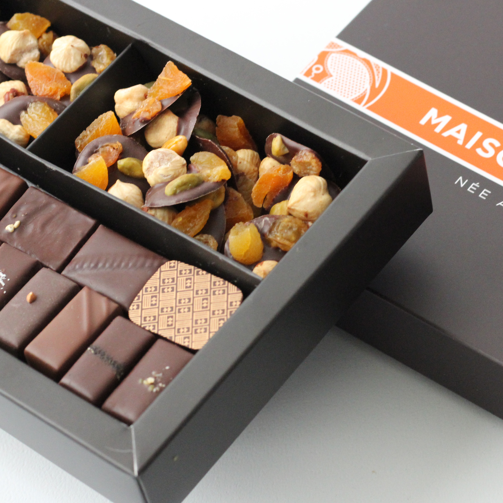 henri-le-roux-coffrets-duo-chocolats-mendiants-280g image 2