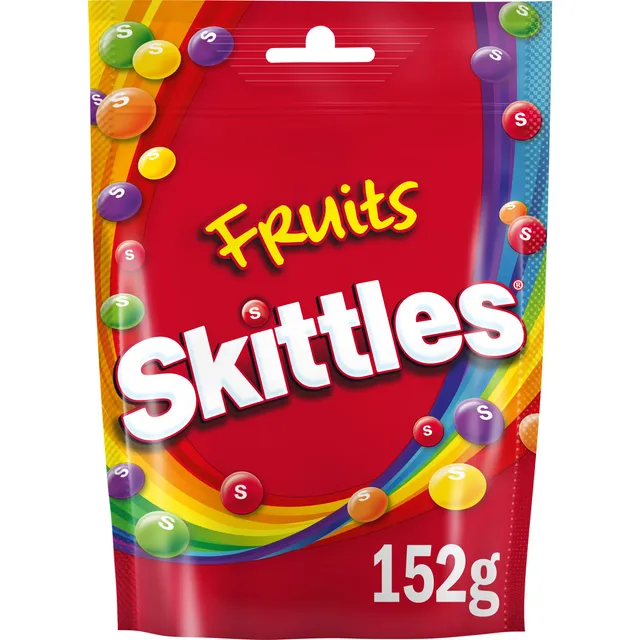 skittles-fruits-bonbons-fruits-sachet-152g-citron-vert image 1
