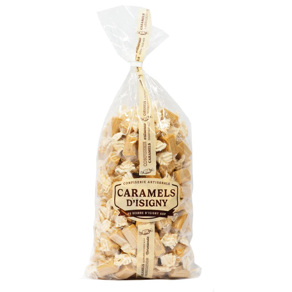 caramels-d-isigny-fondants-caramel-vanille-sachet-500g-beurre-aop image 1