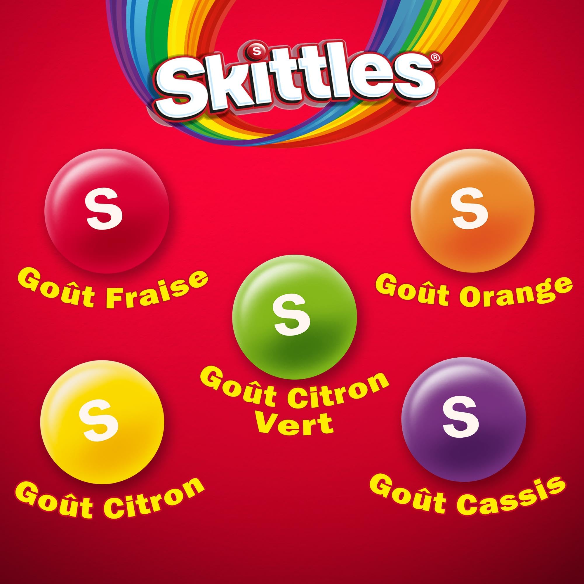 skittles-fruits-bonbons-fruits-sachet-152g-citron-vert image 7
