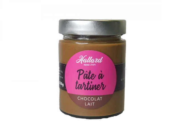 confiserie-hallard-p-te-tartiner-chocolat-au-lait-pot-250g image 1