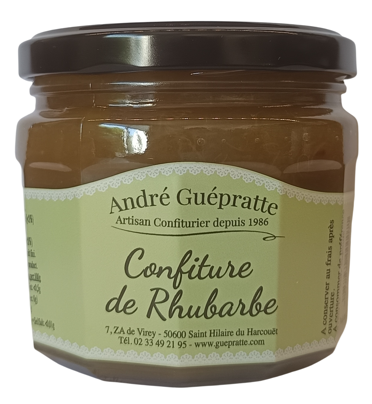 andr-guepratte-confiture-rhubarbe-55-fruits-artisanal image 1
