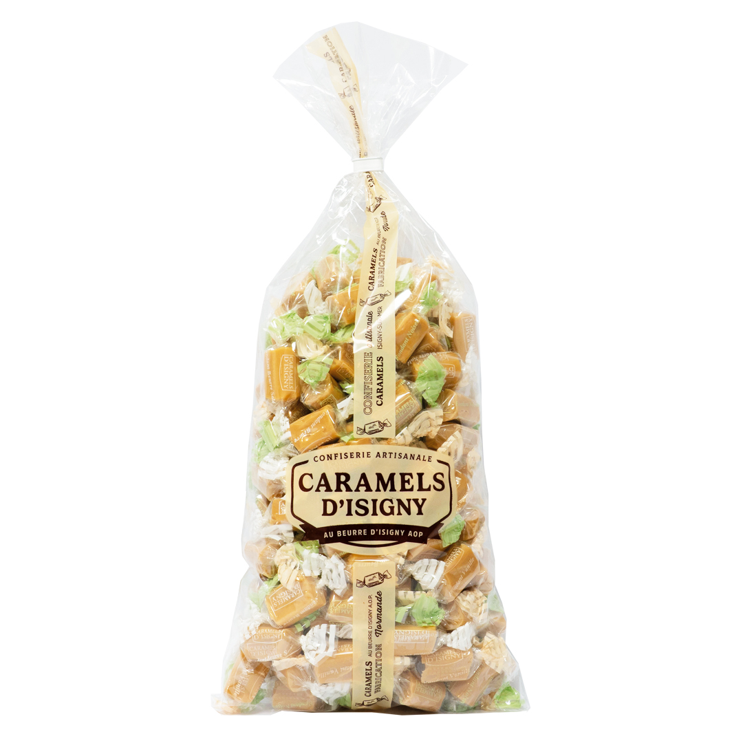 caramels-d-isigny-fondants-sachet-assortiment-fondants-500g-lait image 1