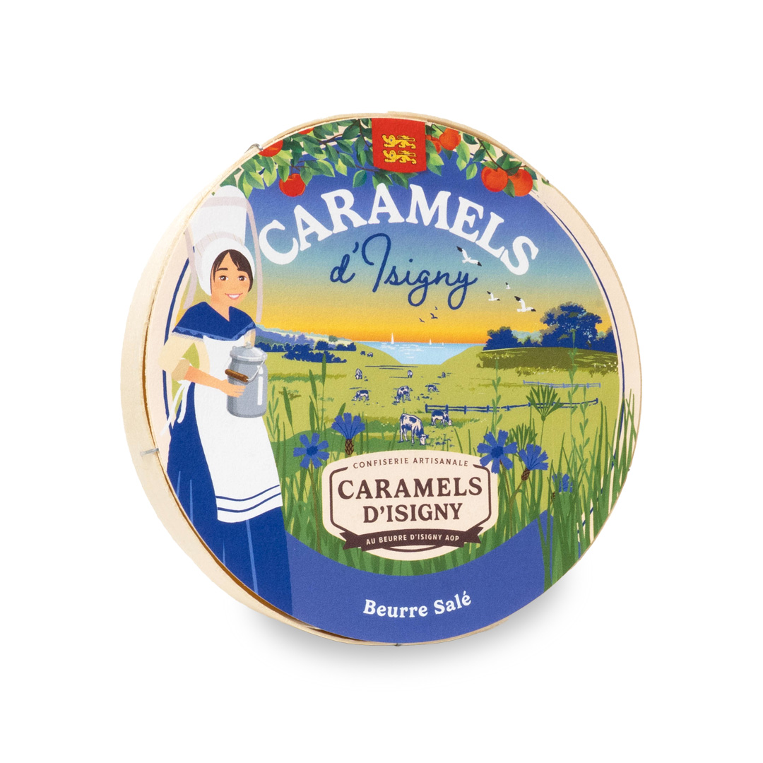 caramels-d-isigny-bo-te-bois-caramels-beurre-sal-75g image 1