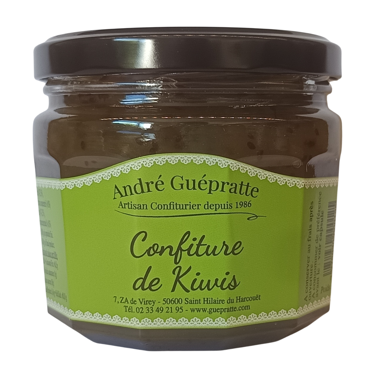 andr-guepratte-confiture-de-kiwis-artisanale-sans-conservateur image 1