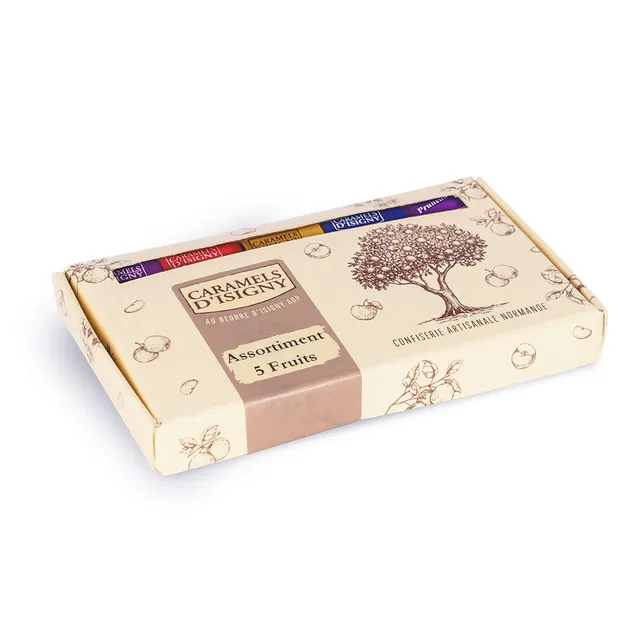 caramels-d-isigny-tui-15-caramels-5-fruits-140g image 1