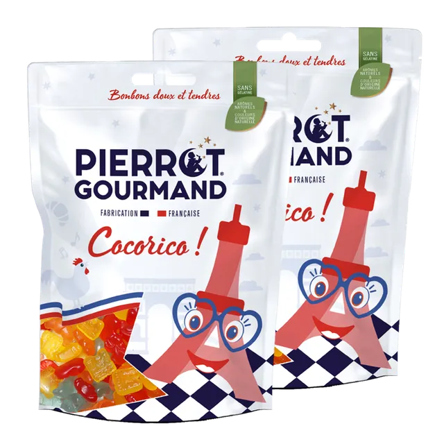 pierrot-gourmand-les-bonbons-cocorico-sachet-lot-de-2-tendres image 1