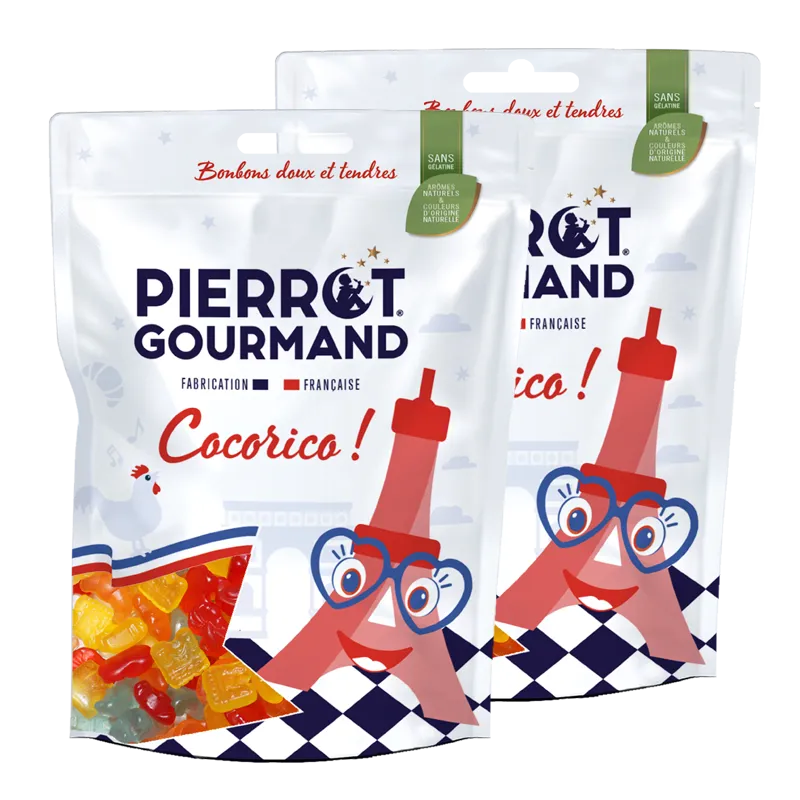 pierrot-gourmand-les-bonbons-cocorico-sachet-lot-de-2-tendres image 1