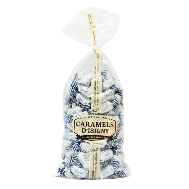 caramels-d-isigny-sachet-caramels-beurre-sal-500g image 1