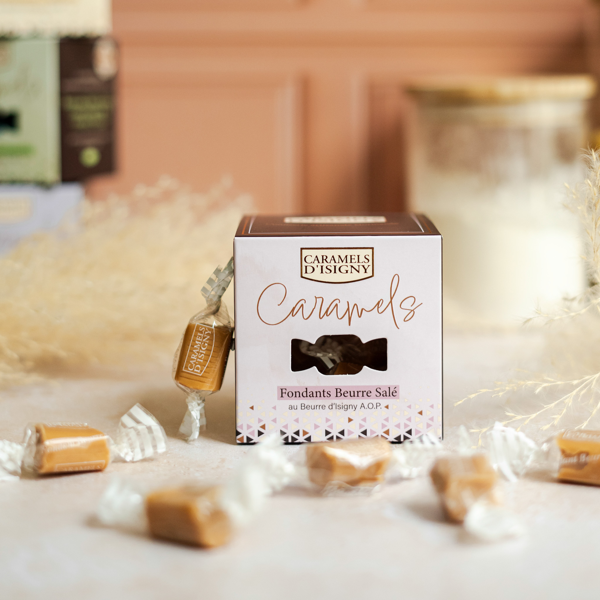 caramels-d-isigny-fondants-cube-caramel-beurre-sal-100g image 2
