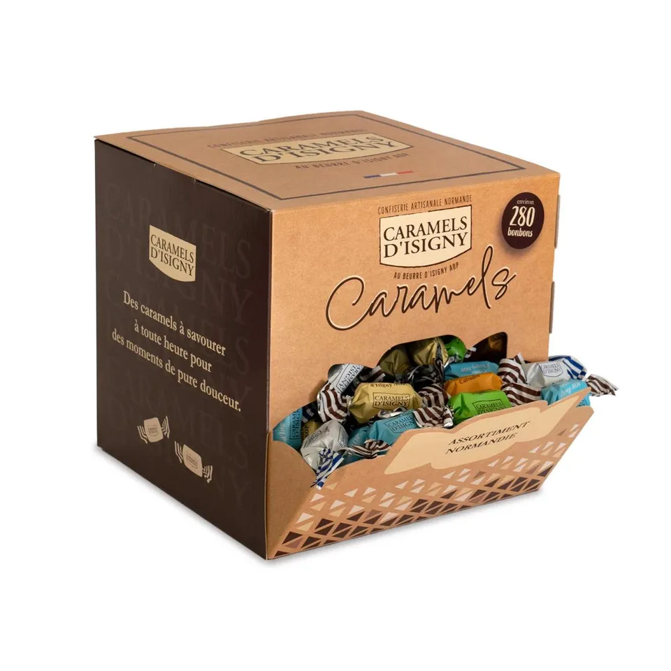 caramels-d-isigny-caramels-en-bo-tes-distributrice-normandie-caramels-2kg image 1