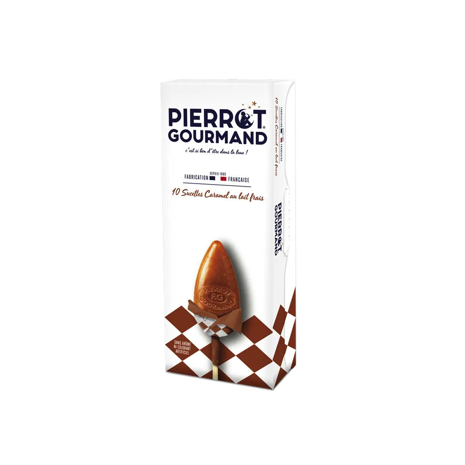 pierrot-gourmand-tui-10-sucettes-caramel-lait-frais image 1