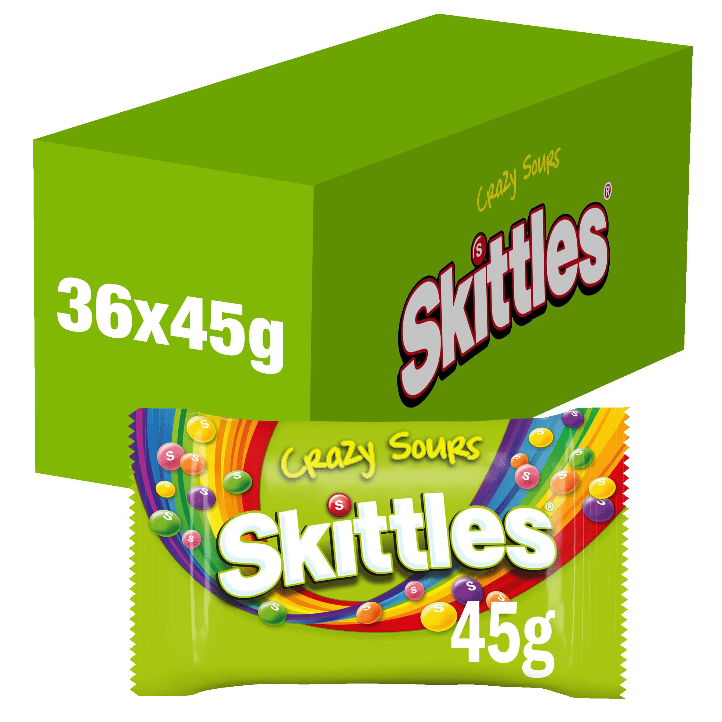 skittles-crazy-sours-bonbons-acidul-s-36x45g-ananas image 1