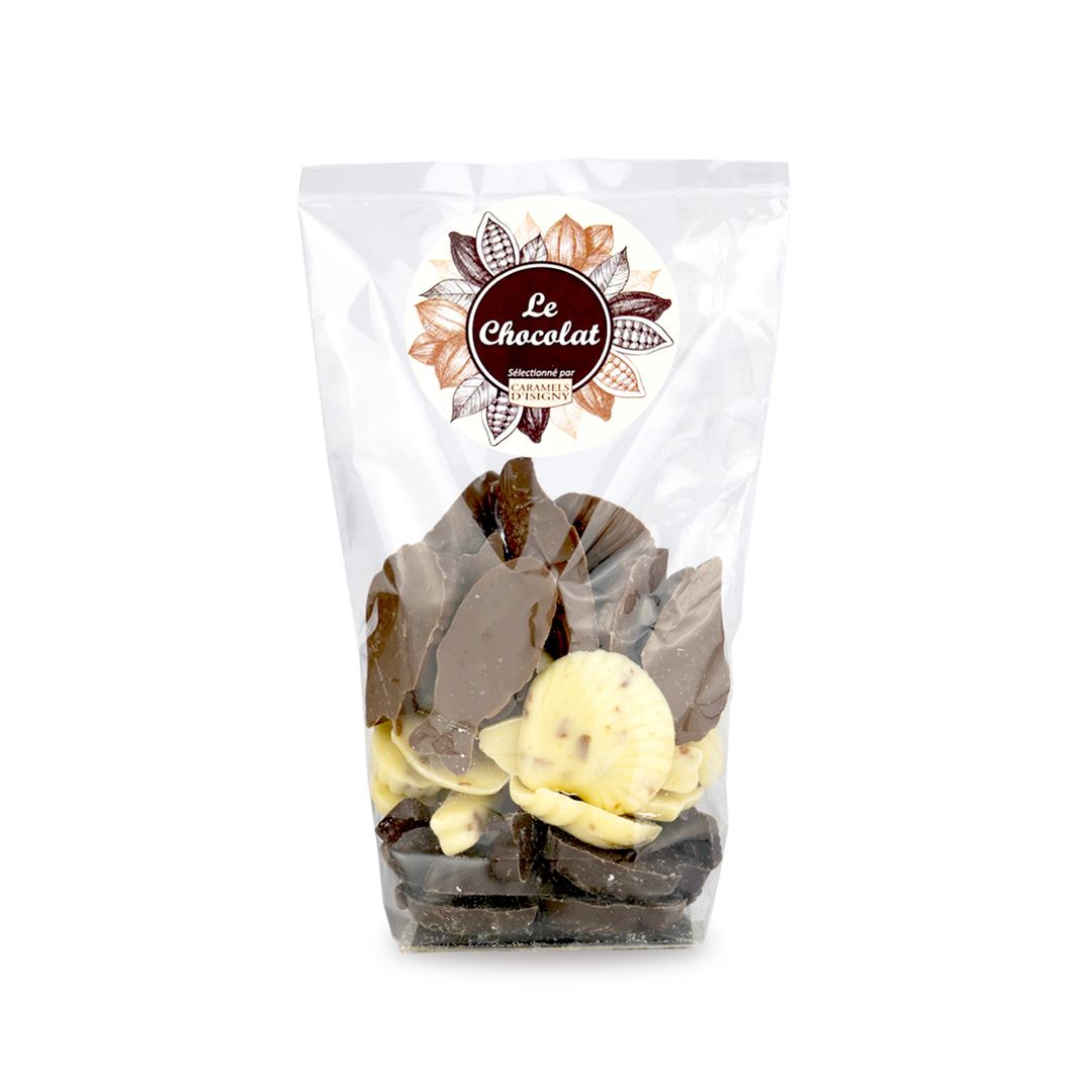 caramels-d-isigny-fritures-assorties-caramel-150g-chocolat image 1
