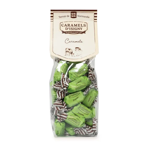 caramels-d-isigny-sachet-pomme-sachet-caramels-175g image 1