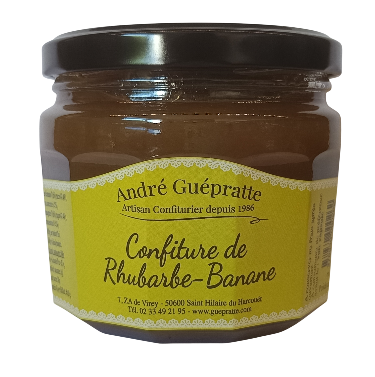 andr-guepratte-confitures-rhubarbe-banane-artisanale-sans-colorant image 1