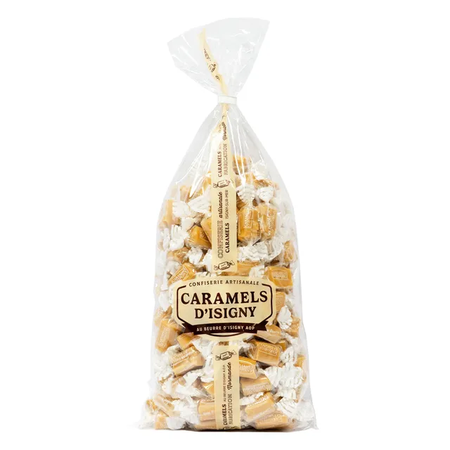 caramels-d-isigny-fondants-caramel-beurre-sal-sachet-500g-aop image 1