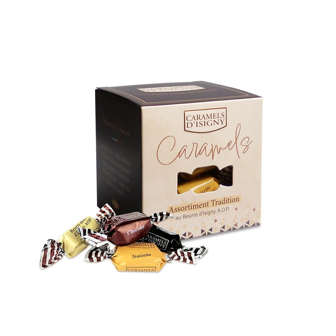caramels-d-isigny-tradition-caramels-bo-te-cube-100g image 1