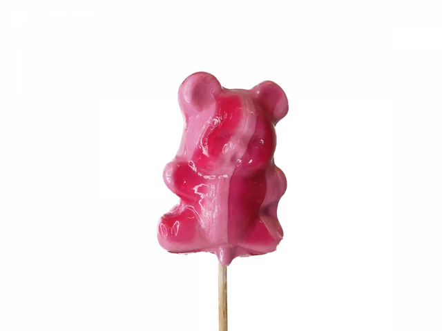 confiserie-hallard-sucette-petit-ourson-sucre-cuit-15-cm image 1