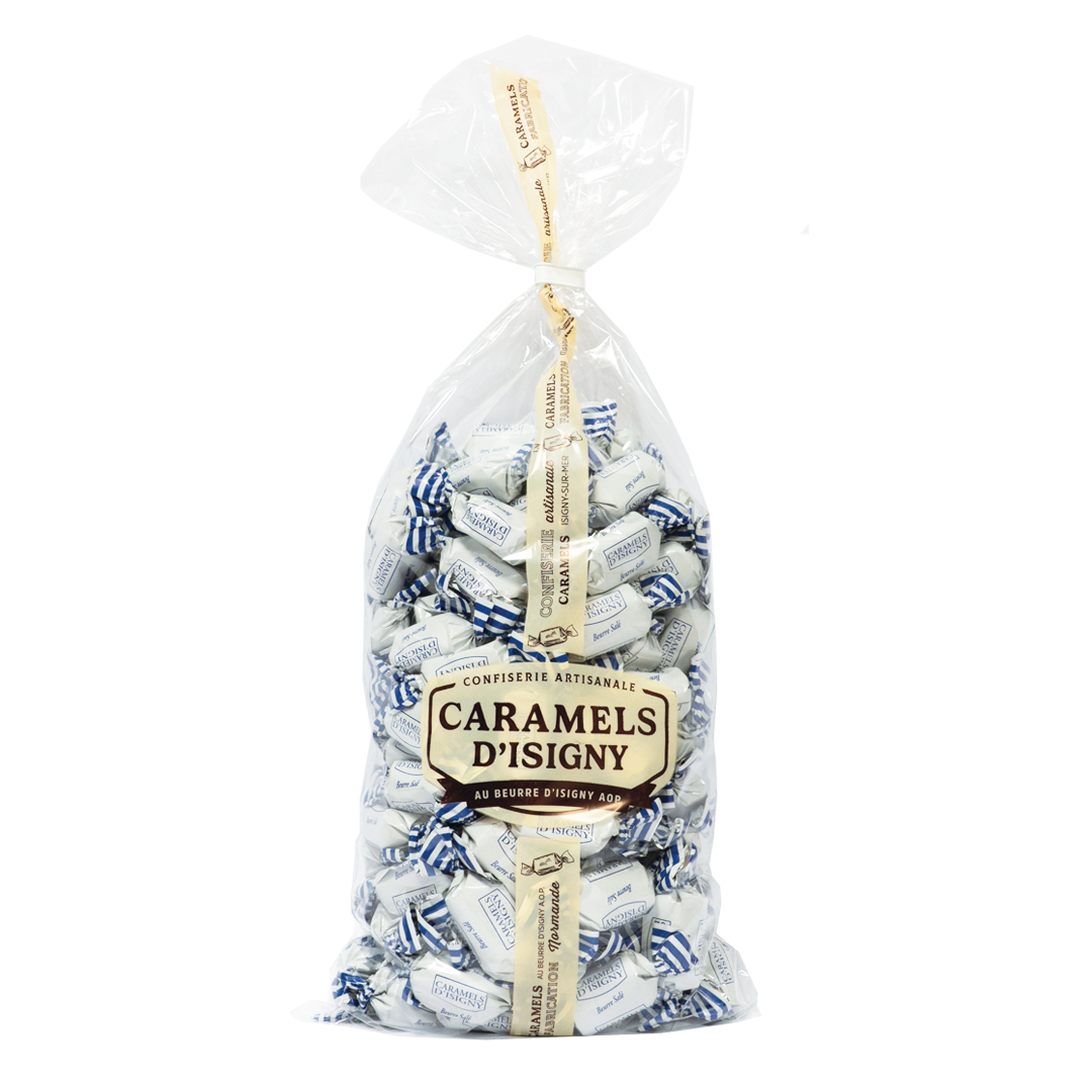 caramels-d-isigny-sachet-caramels-beurre-sal-500g image 1