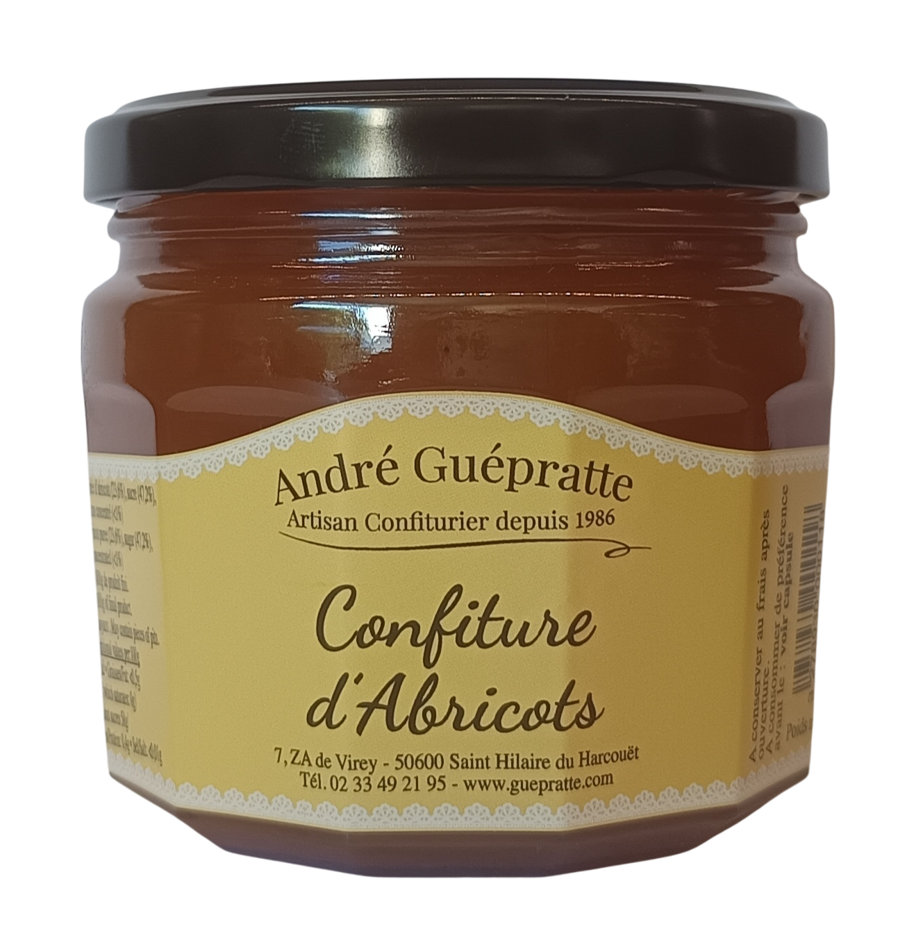 andr-guepratte-confiture-abricots-confiture-artisanale-55g image 1