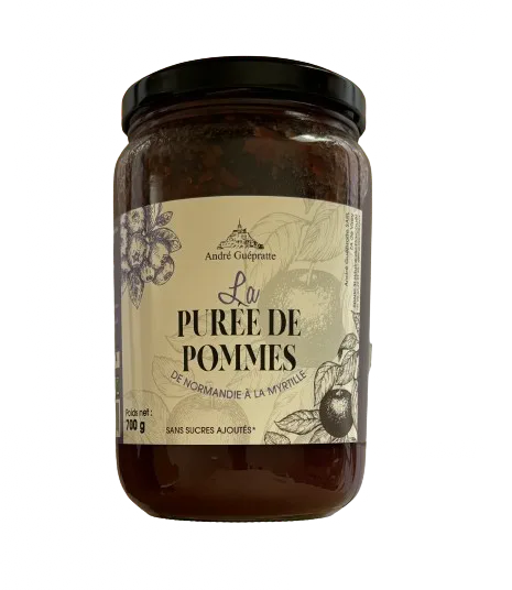 andr-guepratte-pur-e-pommes-normandie-myrtille-sans-sucre-ajout image 1