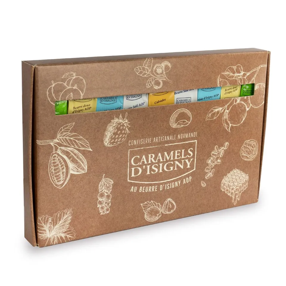 caramels-d-isigny-caramels-en-bo-tes-assortiment-normandie-caramels-1kg image 1