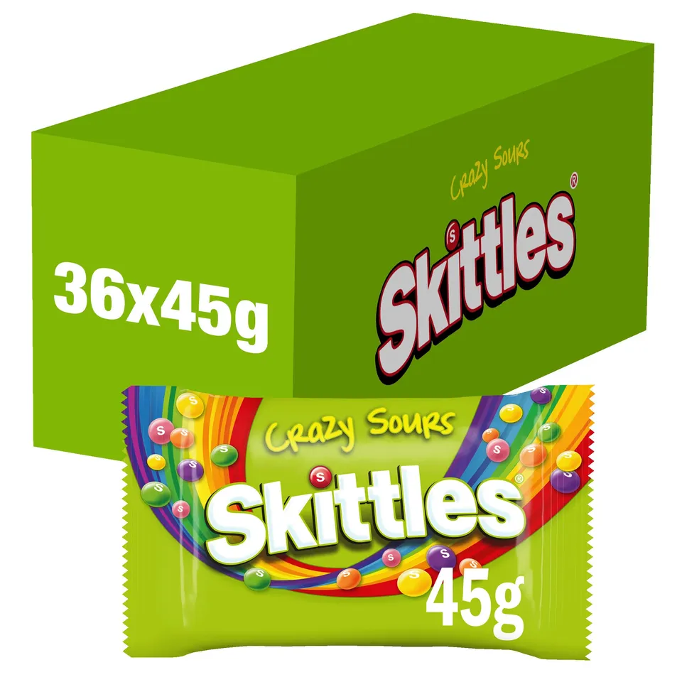 skittles-crazy-sours-bonbons-acidul-s-36x45g-ananas image 1