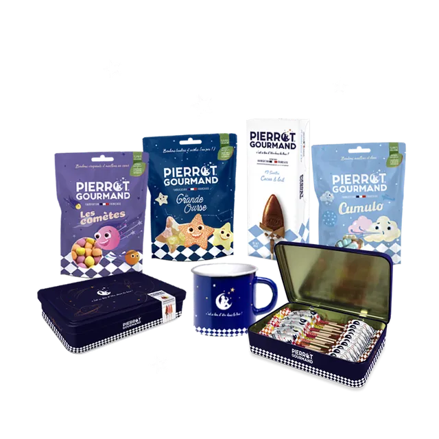 pierrot-gourmand-coffret-cadeau-bonbons-sucettes-mug-chocolat image 1