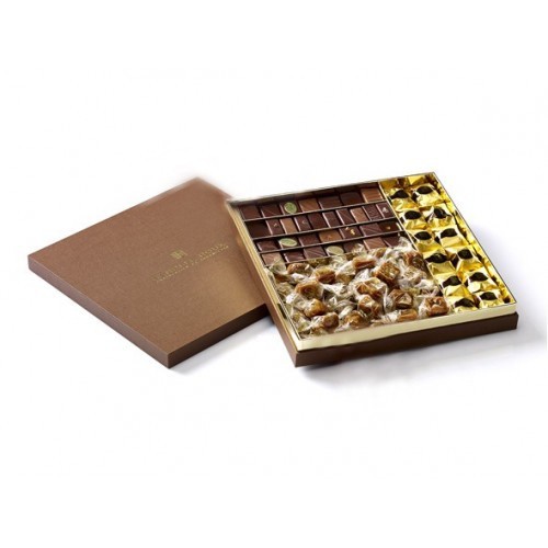 henri-le-roux-pl-thore-coffret-chocolats-600g-luxe-3-plaisirs image 1