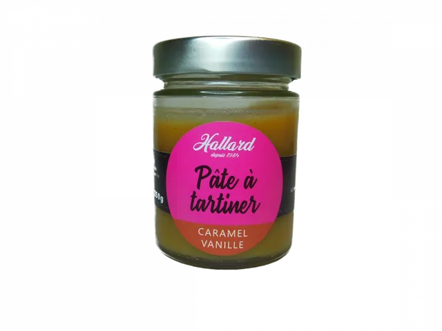 confiserie-hallard-p-te-tartiner-caramel-vanille-pot-250g image 1