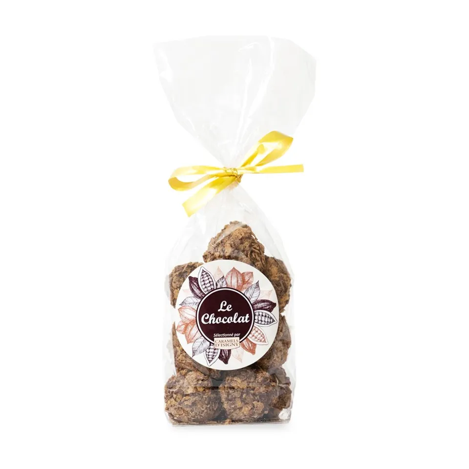 caramels-d-isigny-truffes-feuillet-es-cr-pe-dentelle-150g image 1