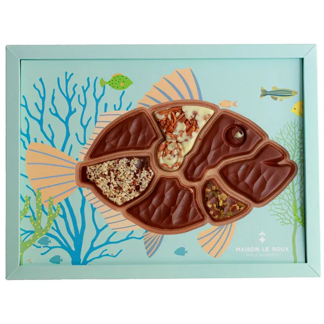 henri-le-roux-poisson-saint-pierre-coffret-185g-chocolat image 1