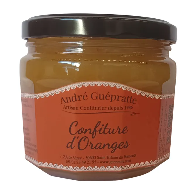 andr-guepratte-confiture-d-oranges-artisanale-55g-fruits image 1